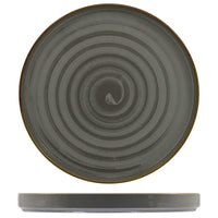 28 Cm Saturnia Vortex Plato llano de porcelana Set de 6 pz