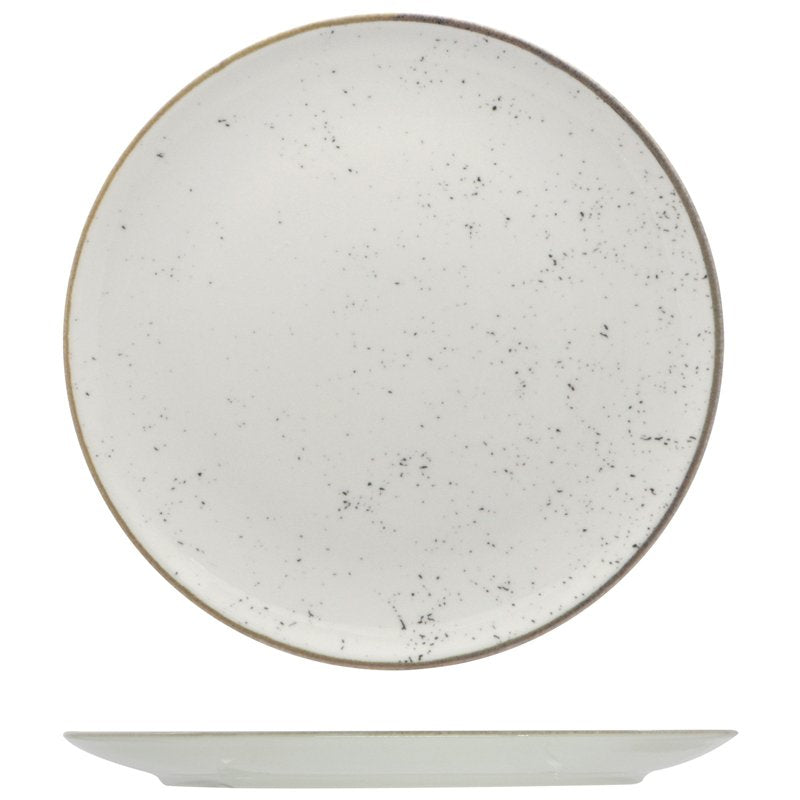 31 Cm Saturnia Stains Plateau de service rond en porcelaine Set 6 pièces