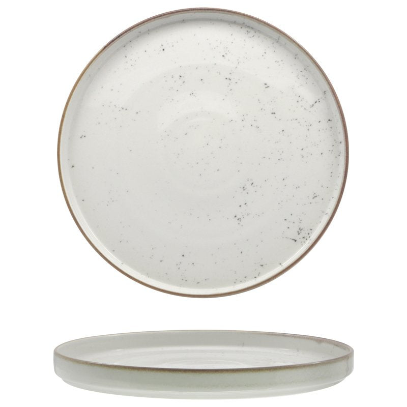 28 Cm Saturnia Stains Assiette Plate en Porcelaine Set 6 Pcs