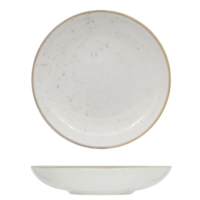 22 Cm Saturnia Stains Diep Bord In Porselein Set 12 St