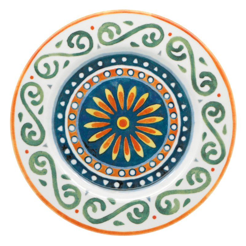 31 Cm Saturnia Capri Pizza Plate in Porcelain Set 6 pcs