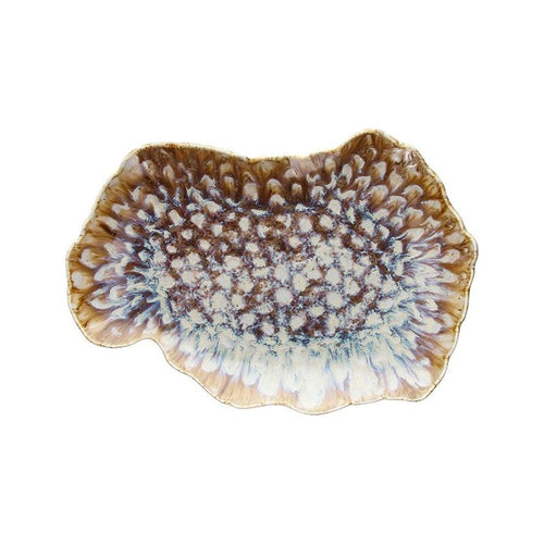 30X20 Cm Tognana Reef Rechthoekig serveerplateau in porselein Set 4 stuks