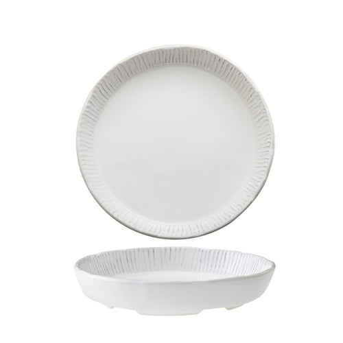 20 Cm Graffito Deep Plate In Porcelain Set 4 Pcs