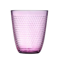 31 Cl Arcoroc Pampille Vaso de agua en relieve de vidrio Set de 6 piezas