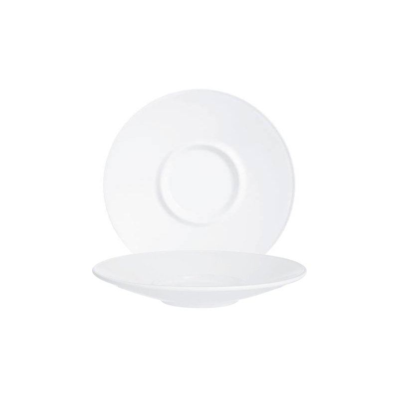 15.5 cm Arcoroc Intensity cappuccino cup saucer in opal glass