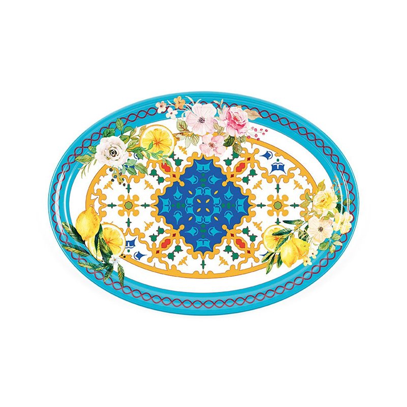 35X25 5 Cm Guzzini Flower Melamine dienblad Set 2 stuks
