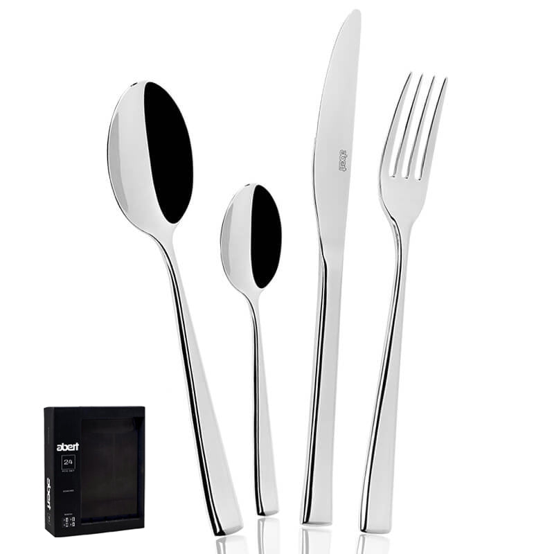 Abert Dream Service Couverts En Acier Inoxydable Forgé Set de 24 Pcs