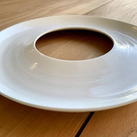 31 Cm Essentia Magnesium Deep Ring Plato de Presentación Redondo en Porcelana Set 2 Pzs