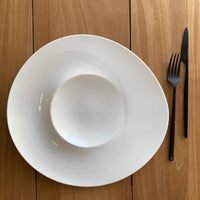 31 7 Cm Essentia Magnesium Orbit Plato de Presentación Redondo en Porcelana Set 2 Pzs