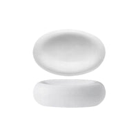 15x10 cm Stone assiette de présentation ovale en porcelaine set de 6