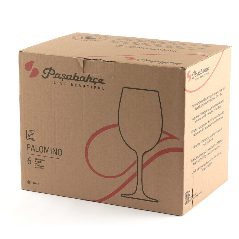 61 Cl Pasabahce Palomino Rotweinglas aus Sicherheitsglas - Set mit 6 Stück