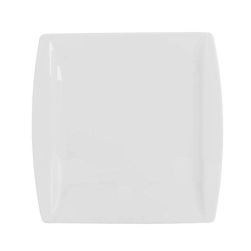 24X24 Cm Gural Porselen Napoli Assiette plate en porcelaine Set 12 Pcs