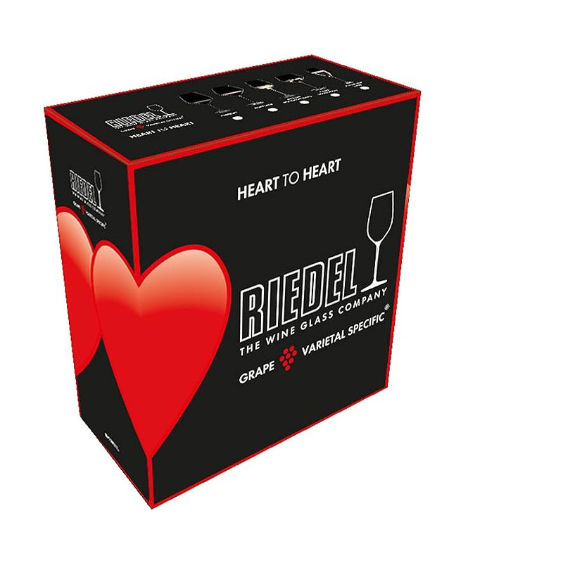 67 Cl Riedel Heart To Heart White Wine Glass in Glass Set of 2 Pieces