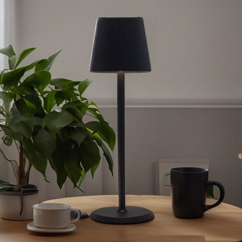 34 Cm Lumiere Lampada Da Tavolo In Alluminio