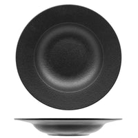 26 Cm Ariane Black Dazzle Assiette creuse en porcelaine Set 6 Pcs