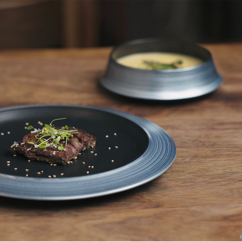 27 Cm Ariane Kama Assiette Plate En Porcelaine Set 6 Pz