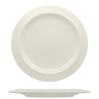 29 Cm Ariane Kama Flat Plate in Porcelain Set 6 Pcs