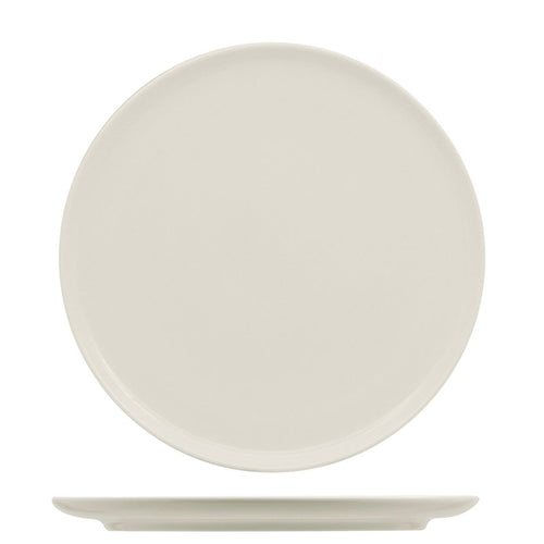 25 Cm Ariane Privilege Flat Plate in Porcelain Set of 12 Pcs