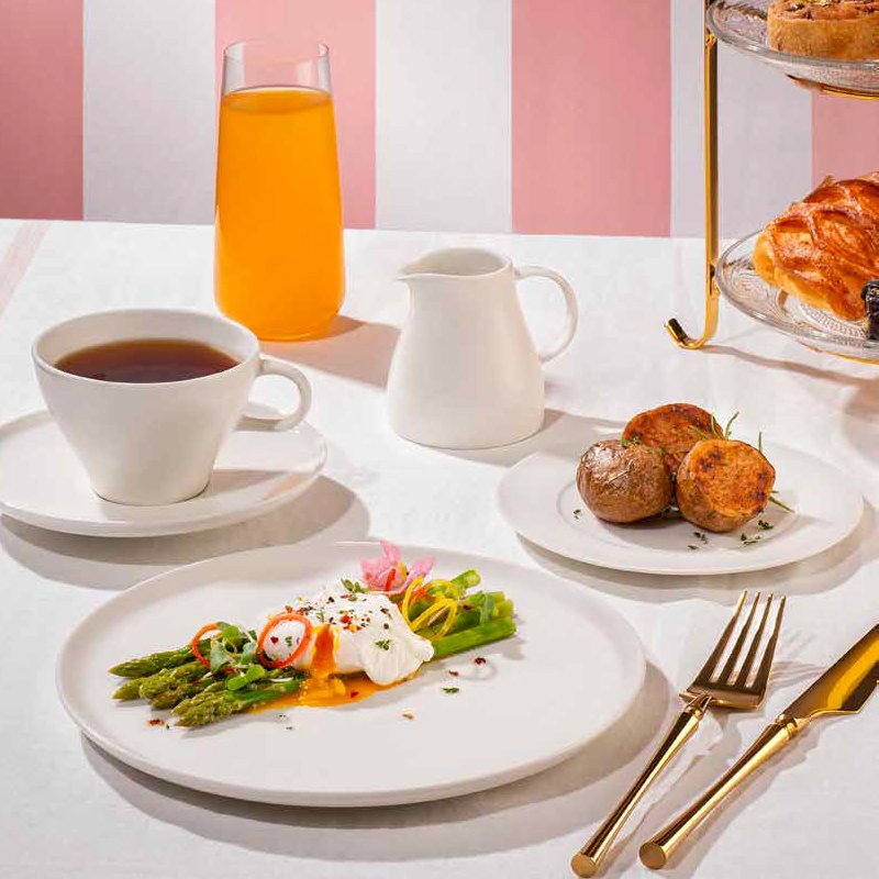 28 Cm Ariane Privilege Diep Bord in Porselein Set 6 St