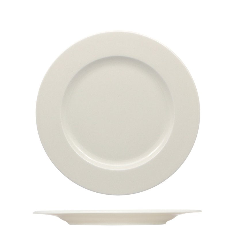 27 Cm Ariane Prime Assiette plate en porcelaine Set 12 Pcs