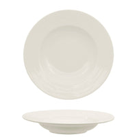 26 Cm Ariane Eclipse Deep Plate In Porcelain Set 6 Pcs