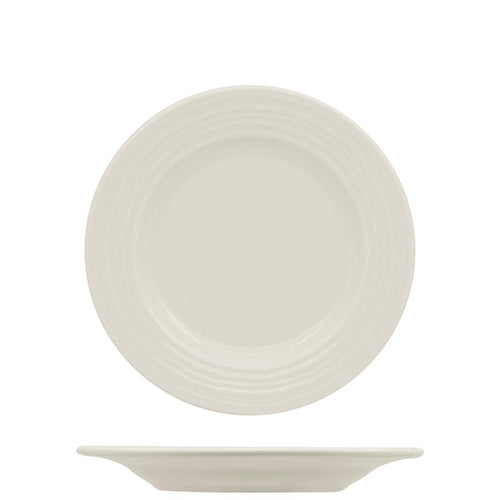 25 Cm Ariane Eclipse Flat Plate In Porcelain Set 12 Pcs