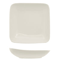 21x21 cm Ariane Vital Square deep porcelain plate set of 6