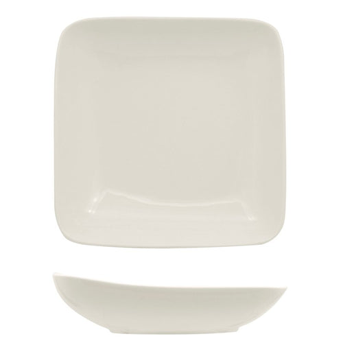 21x21 cm Ariane Vital Square assiette creuse en porcelaine set de 6