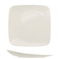 30X30 Cm Ariane Vital Square Piatto Piano In Porcellana Set 6 Pz