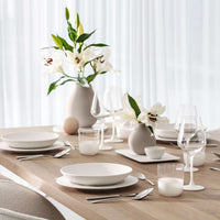 47 cl - Villeroy & Boch Manufacture Rock Blanc Calice Vino Rosso In Vetro Cristallino - Set 4 Pz