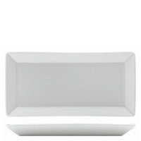 33X26 Cm Kutahya Porselen Maya Rectangular Serving Platter in Porcelain Set 6 Pcs