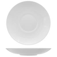 30 Cm Lioness Justwhite Deep Plate in Porcelain Set 3 Pcs