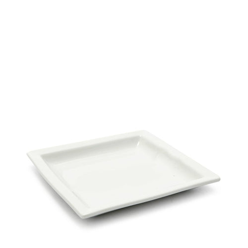 14x14 cm Lioness Justwhite flat porcelain plate set of 6