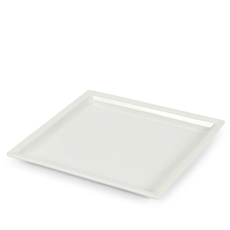 29X29 Cm Lioness Justwhite Piatto Piano In Porcellana Set 3 Pz