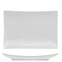 30X22 Cm Lioness Justwhite Serving Platter 3 Compartments Rectangular in Porcelain