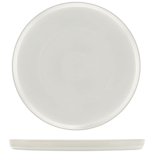 28 5 Cm Lioness Justwhite Flat Plate In Porcelain Set 2 pcs