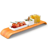 15x7.5 cm Arcoroc Mekkano low rectangular porcelain bowl