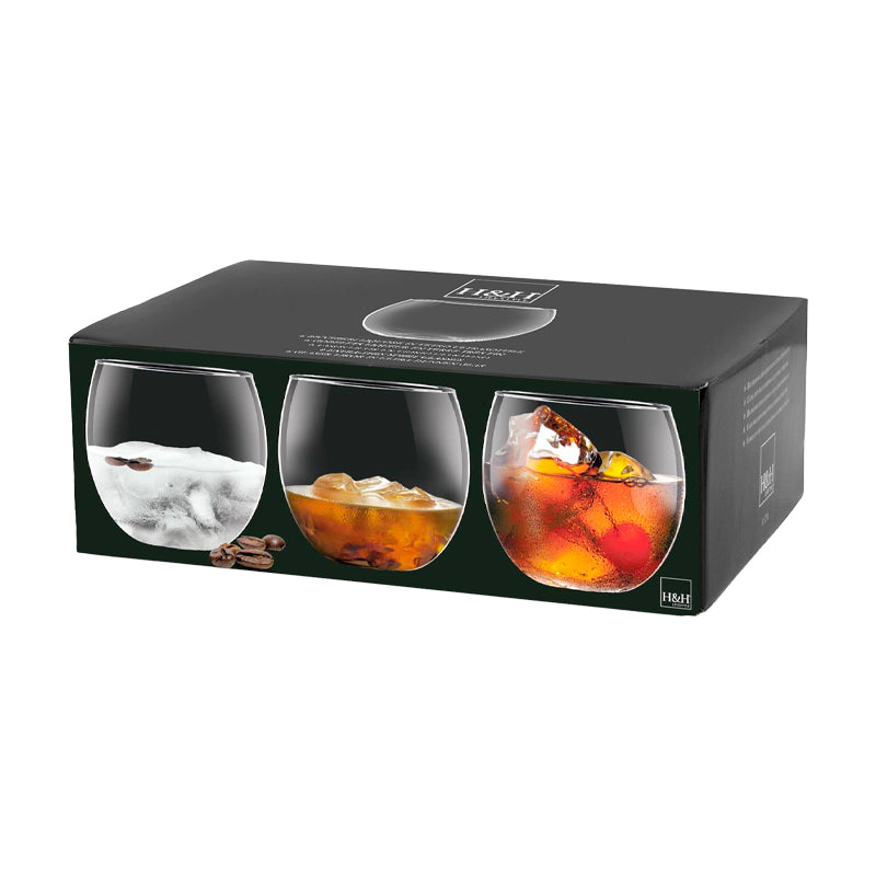 16 Cl Handh Bubbly Likeurglas van glas Set van 6 stuks