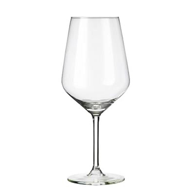 53 Cl Leerdam Crisal Carre Red Wine Glass In Glass Set of 6 Pcs