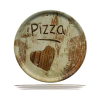33 Cm Saturnia Flour Pizzabord van porselein Set van 6 st