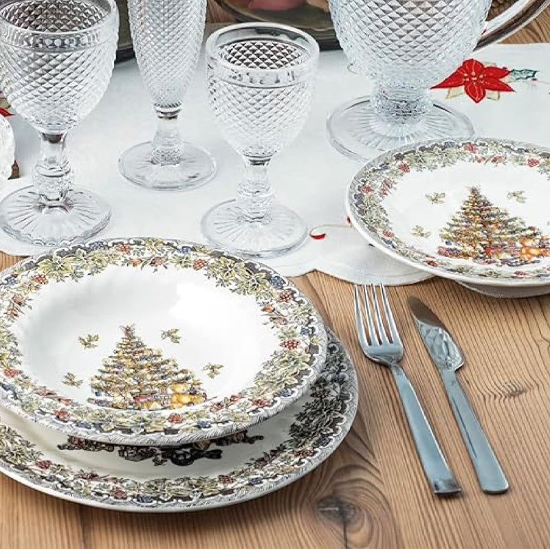 Churchill James Sadler And Sons Season Greetings Vajilla en terracota Set de 18 pzas