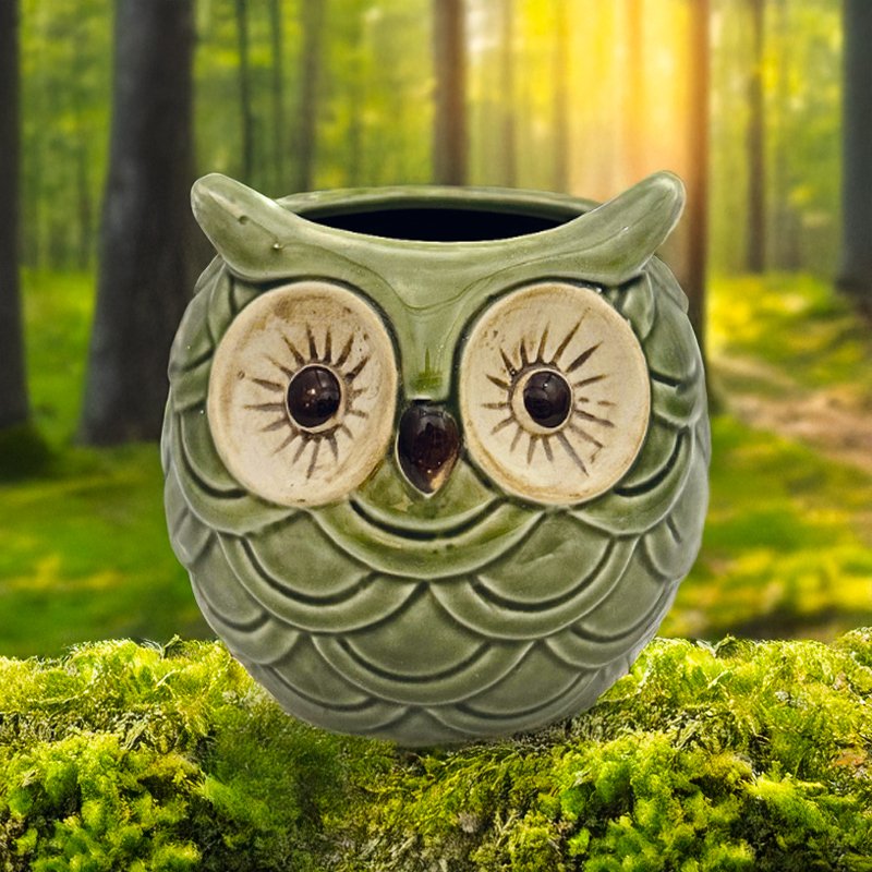 50 Cl Paderno Tiki Mug Cocktailglas Gufo aus Keramik