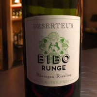 Deserteur Rheingau Riesling Dealcolato Bibo Runge