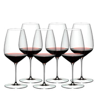 82 9 Cl Riedel Veloce Cabernet Merlot Red Wine Glass In Glass Set of 6 Pieces