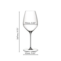 57 Cl Riedel Veloce Riesling White Wine Glass In Glass Set of 6 Pieces
