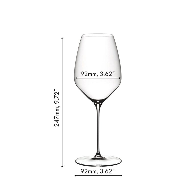 57 Cl Riedel Veloce Riesling White Wine Glass In Glass Set of 6 Pieces