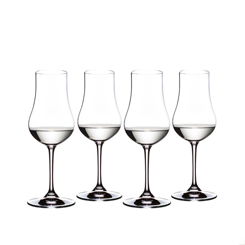 20 Cl Riedel Aquavit Copa Grappa En Vidrio Set de 4 Piezas