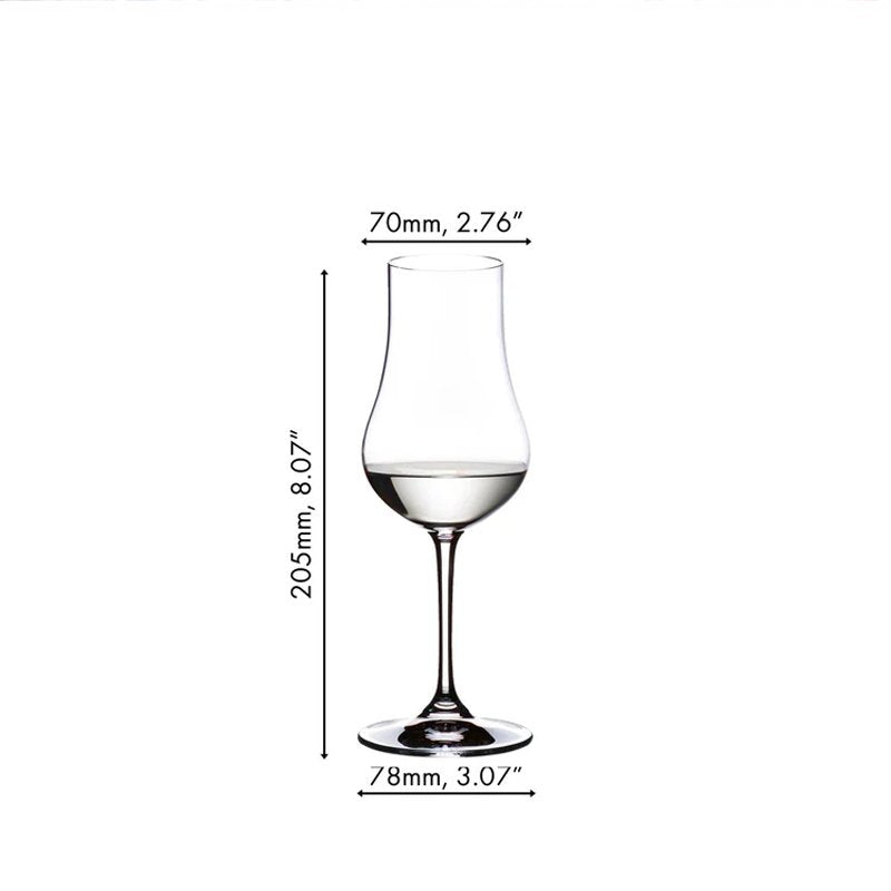 20 Cl Riedel Aquavit Copa Grappa En Vidrio Set de 4 Piezas