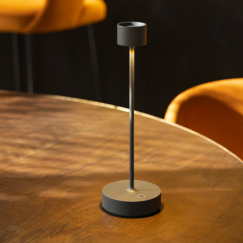 30 Cm Abert Saturno Lampe De Table Dimmable En Aluminium