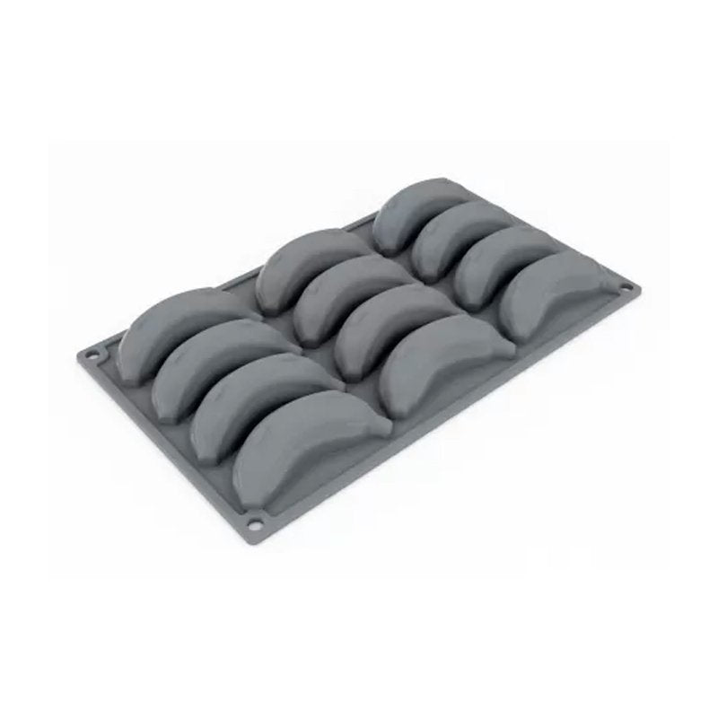 12 Formas Pavoni Gourmand Molde Decoraciones Mini Banana en Silicona